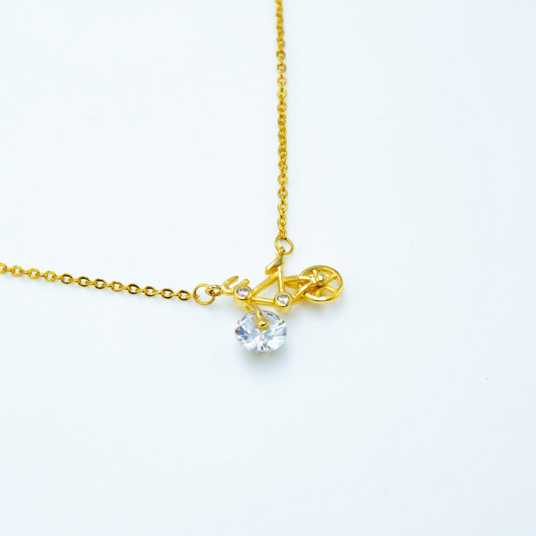 EJ3123 Bicycle(24K) - Premium Necklace from EDLE - Just $28! Shop now at EDLE SHOPPING