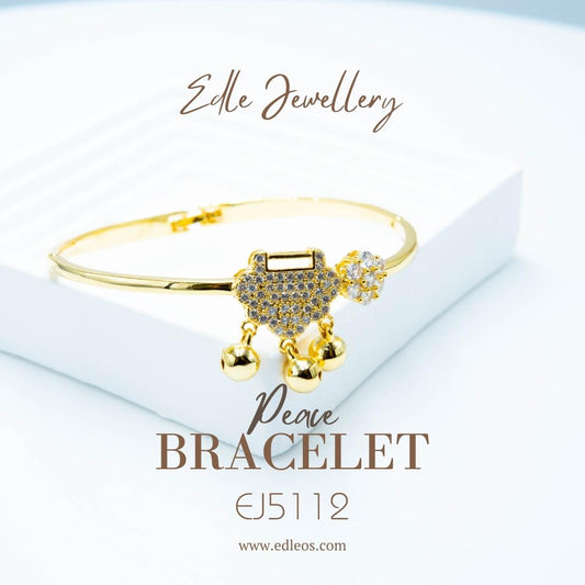 EJ5112 Peace(24K) - Premium Bracelets from EDLE - Just $28! Shop now at EDLE SHOPPING
