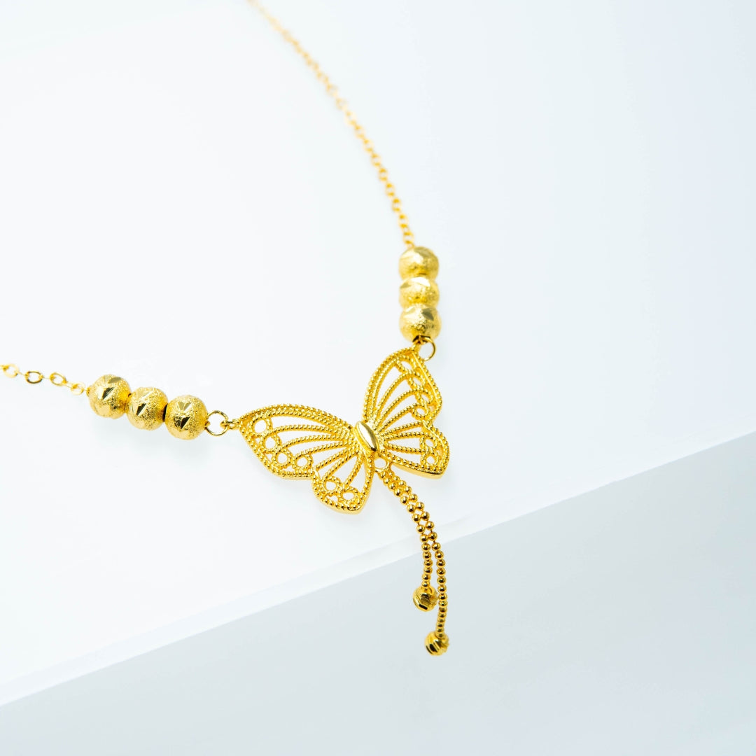 EJ3392 Papilion(24K) - Premium Necklace from EDLE - Just $28! Shop now at EDLE SHOPPING