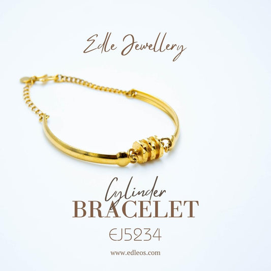 EJ5234 Cylinder(24K) - Premium Bracelet from EDLE - Just $28! Shop now at EDLE SHOPPING