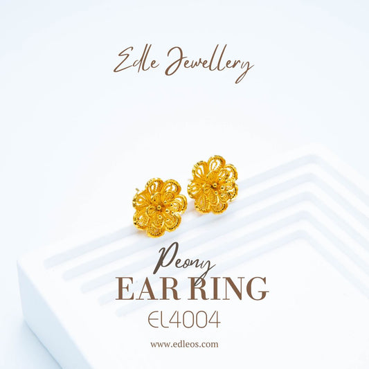 EL4004 Peony(Dubai) - Premium earring from EDLE - Just $29.90! Shop now at EDLE SHOPPING