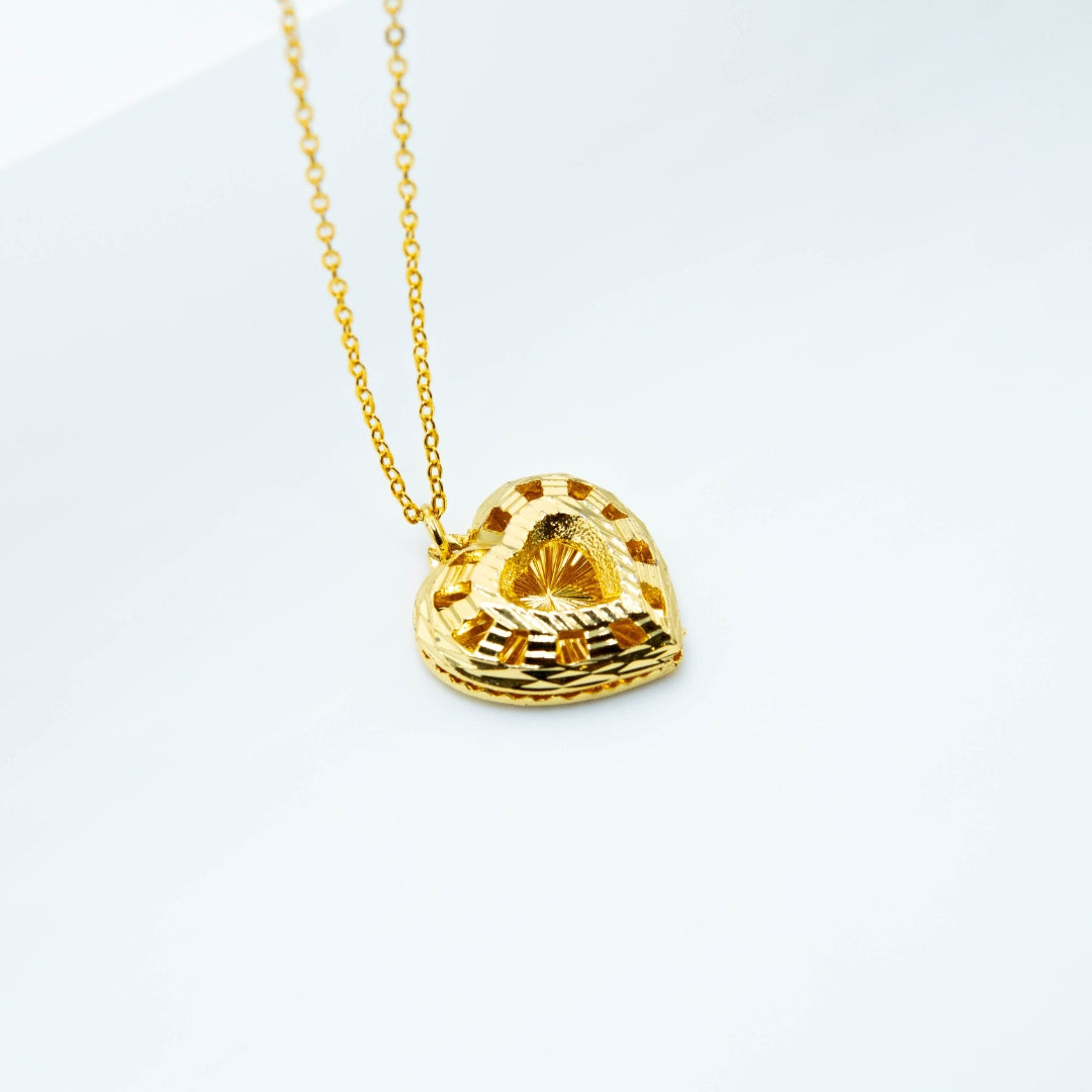 EJ3197 Deep Love(24K) - Premium Necklace from EDLE - Just $25.00! Shop now at EDLE SHOPPING