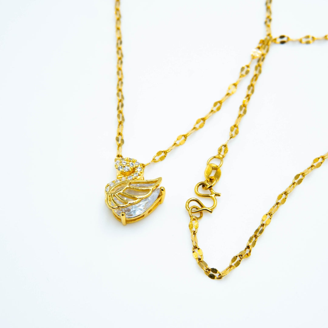 EJ3124 Swan(24K) - Premium Necklace from EDLE - Just $25.00! Shop now at EDLE SHOPPING