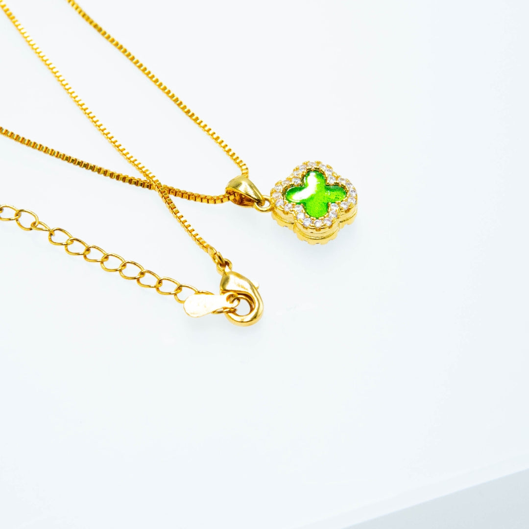 EJ3137G Clover(24K) - Premium Necklace from EDLE - Just $28! Shop now at EDLE SHOPPING