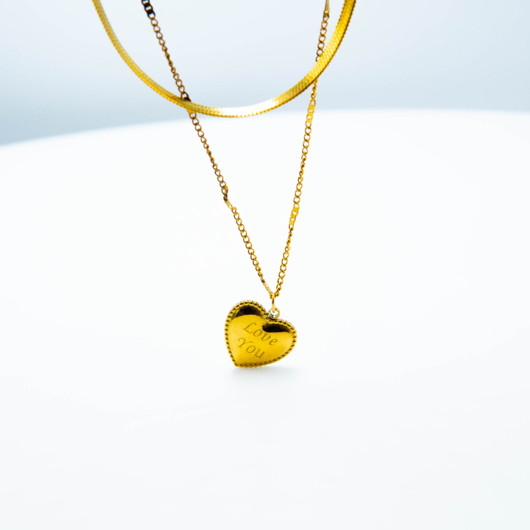 EJ3424 Love(24K) - Premium Necklace from EDLE - Just $28! Shop now at EDLE SHOPPING