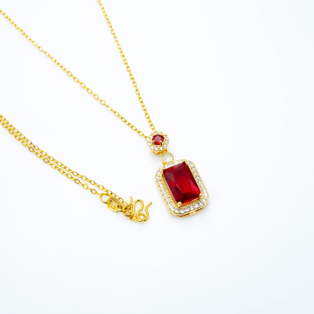 EJ3147R Zircon(24K) - Premium Necklace from EDLE - Just $25.00! Shop now at EDLE SHOPPING