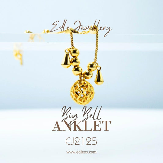 EJ2125 BigBell(24K) - Premium Anklet from EDLE - Just $28! Shop now at EDLE SHOPPING