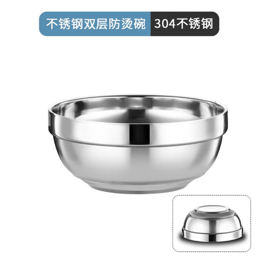 HL2018 Stainless steel anti-scalding soup bowl - Premium Dinnerware from EDLE - Just $15! Shop now at EDLE SHOPPING