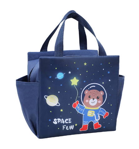 HL2090 Cartoon Insulated Lunch Box Bag(Tibetan Blue Space Bear) - Premium Kitchenware from EDLE - Just $15! Shop now at EDLE SHOPPING