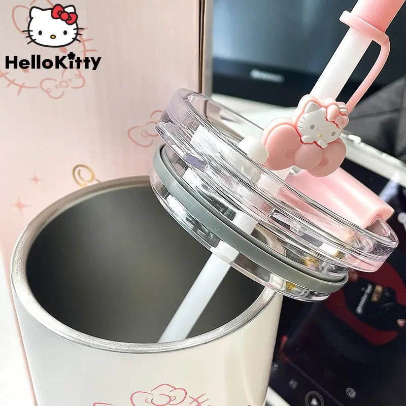 HL1012 HELLO KITTY Pasta Meets Straw Cup - Premium Dinnerware from EDLE - Just $53! Shop now at EDLE SHOPPING