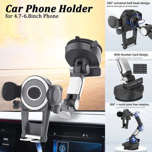 AM2005 Car Phone Holder - Premium Automobile Interior Accessories from EDLE - Just $25! Shop now at EDLE SHOPPING