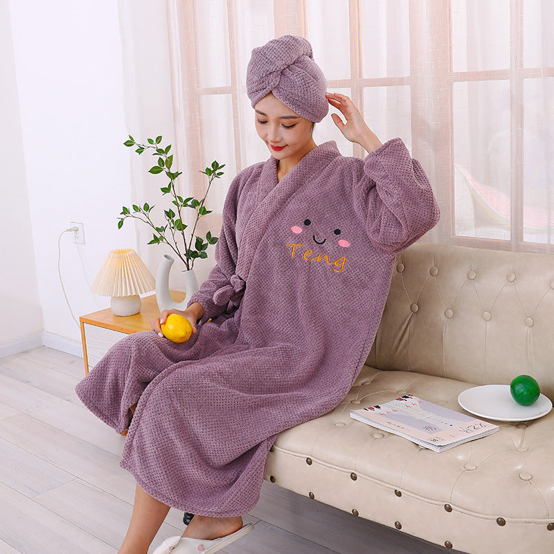 DH1058 Ladies bathrobe (Set) - Premium  from EDLE - Just $55! Shop now at EDLE SHOPPING
