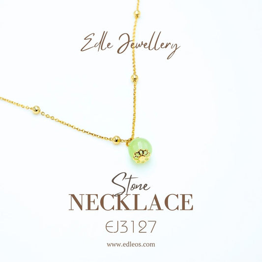 EJ3127 Stone(24K) - Premium Necklace from EDLE - Just $28! Shop now at EDLE SHOPPING