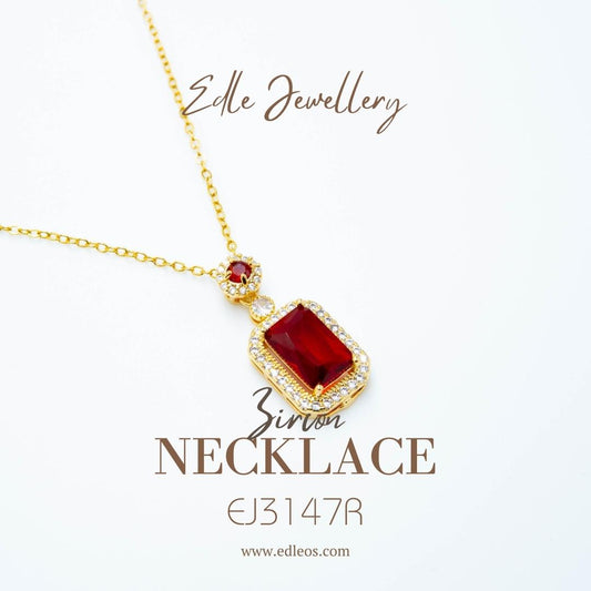 EJ3147R Zircon(24K) - Premium Necklace from EDLE - Just $25.00! Shop now at EDLE SHOPPING