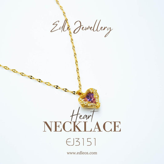 EJ3151 Heart(24K) - Premium Necklace from EDLE - Just $28! Shop now at EDLE SHOPPING