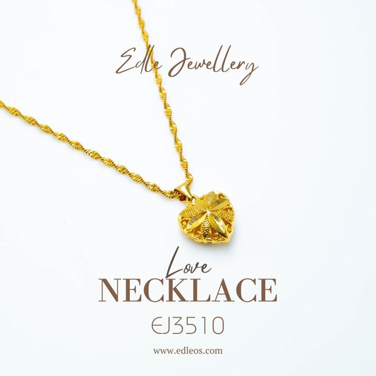 EJ3510 Love(24K) - Premium Necklace from EDLE - Just $28! Shop now at EDLE SHOPPING