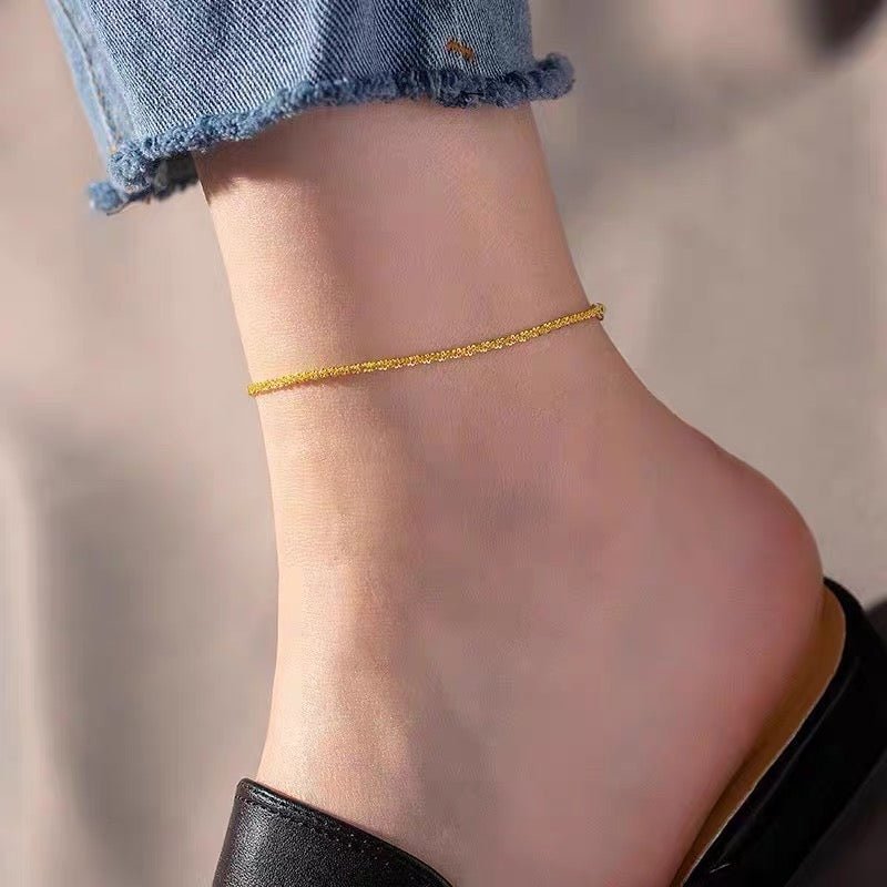 EJ2103 Caterpillar(24K) - Premium Anklet from EDLE - Just $28! Shop now at EDLE SHOPPING