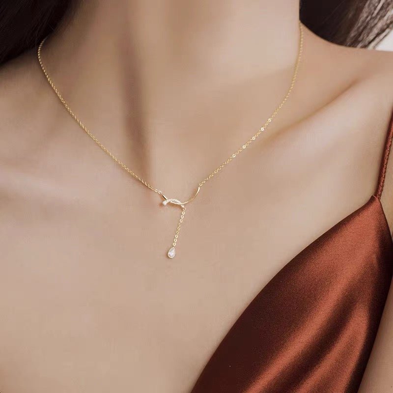 EJ3115 Droplet(24K) - Premium Necklace from EDLE - Just $28! Shop now at EDLE SHOPPING
