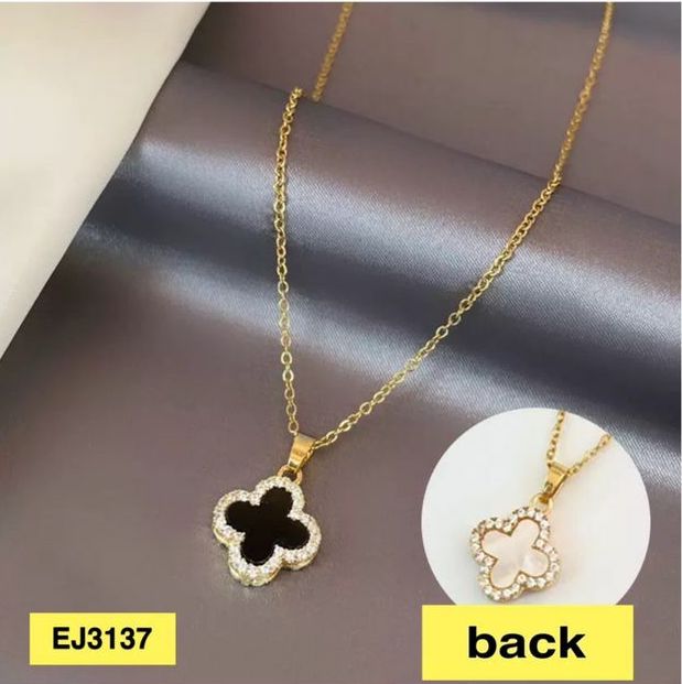 EJ3137B Clover(24K) - Premium Necklace from EDLE - Just $28! Shop now at EDLE SHOPPING