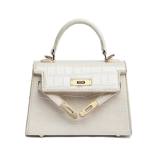 ES4004W White Kelly - Premium Handbag from EDLE - Just $50! Shop now at EDLE SHOPPING