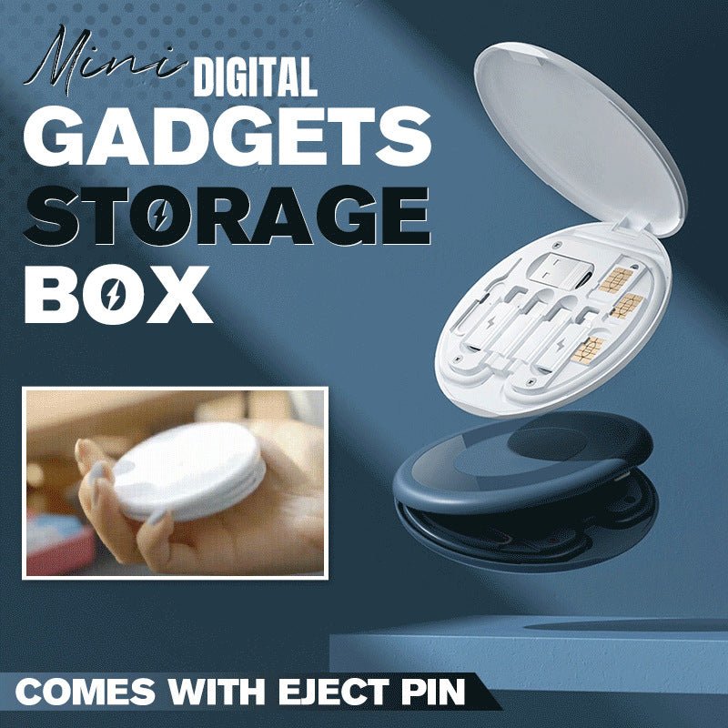 ES8081 Mini Digital Gadget Storage Box - Premium Mini Digital Gadget Storage Box from EDLE - Just $15! Shop now at EDLE SHOPPING