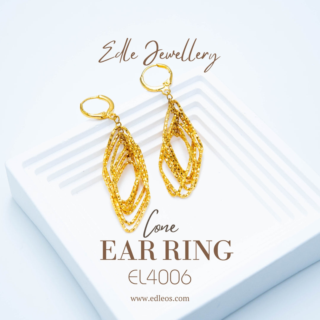 EL4006 Cone(Dubai) - Premium earring from EDLE - Just $29.90! Shop now at EDLE SHOPPING