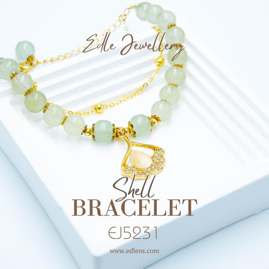 EJ5231 Shell(Jade) - Premium Bracelet from EDLE - Just $28! Shop now at EDLE SHOPPING
