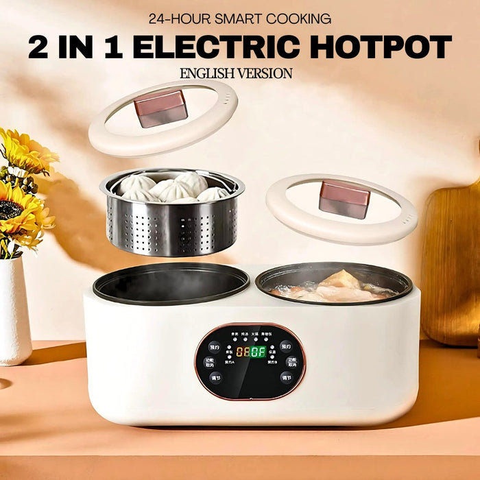 DH1172 2 IN 1 ELECTRIC HOTPOT - EDLE SDN. BHD.