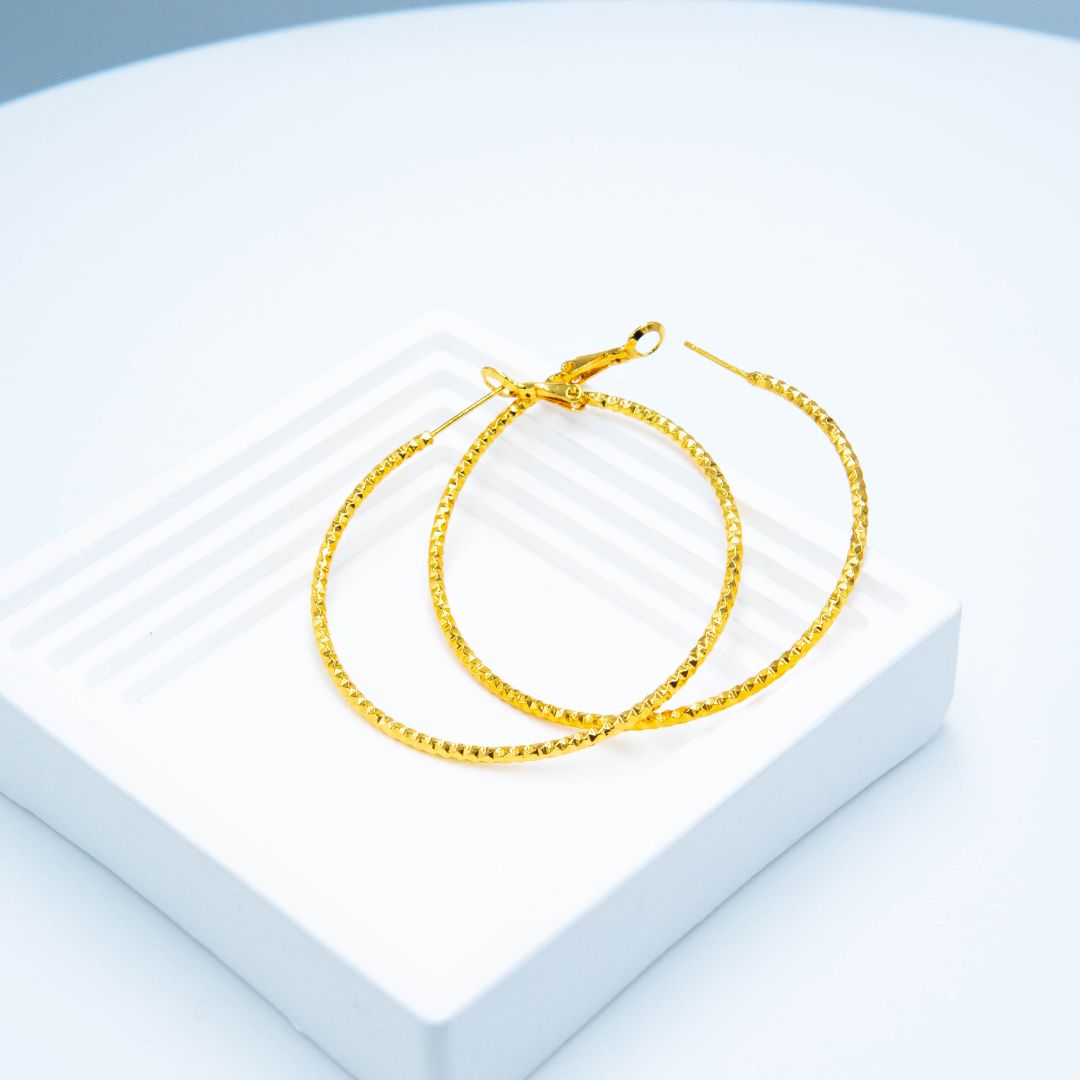 EL4001 Hoop(Dubai) - Premium earring from EDLE - Just $29.90! Shop now at EDLE SHOPPING