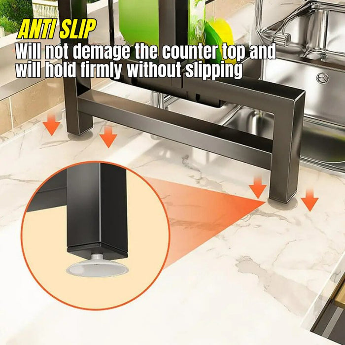 HL9083 Retractable kitchen sink rack (single layer) - EDLE SDN. BHD.