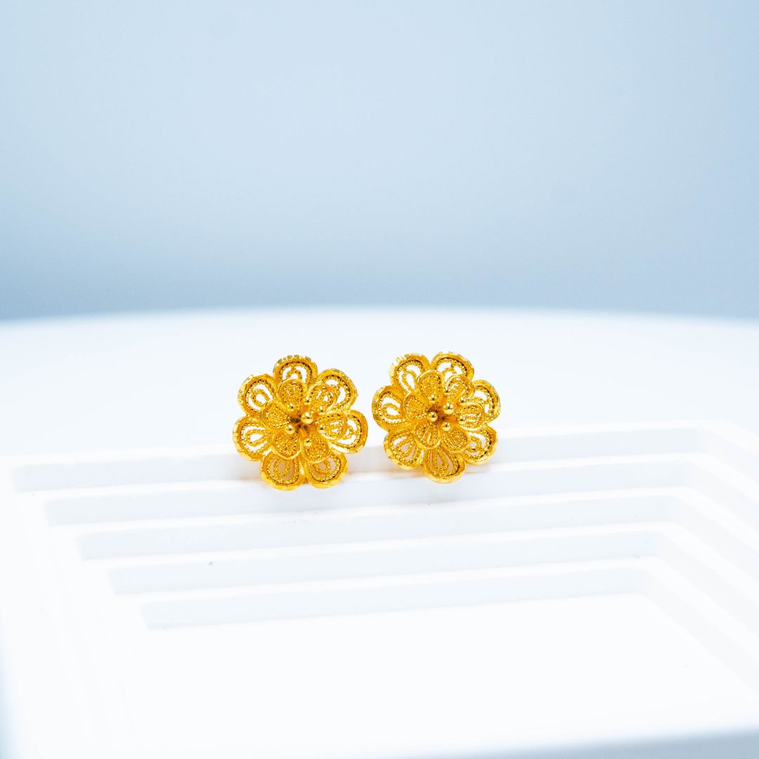 EL4004 Peony(Dubai) - Premium earring from EDLE - Just $29.90! Shop now at EDLE SHOPPING