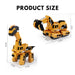 DK1142 TRANSFORM EXCAVATOR DINOSAUR TOY - EDLE SDN. BHD.