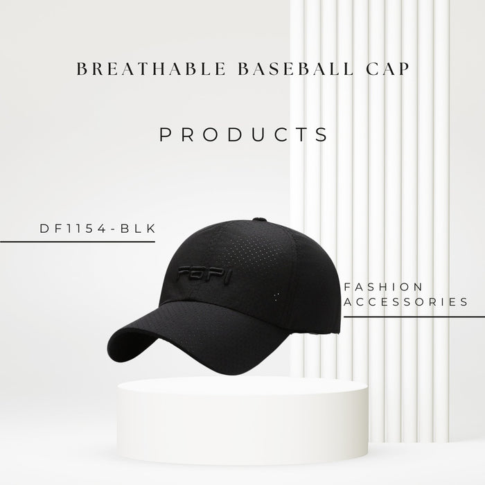 DF1154 BREATHABLE BASEBALL CAP - EDLE SDN. BHD.