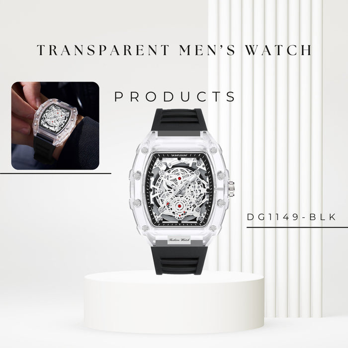 DG1149 TRANSPARENT MEN’S WATCH - EDLE SDN. BHD.