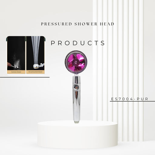 ES7004 (Purple) Pressured Shower Head - EDLE SDN. BHD.