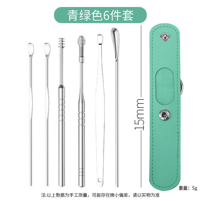 HB1002 6 - Piece set of ear picks - EDLE SDN. BHD.