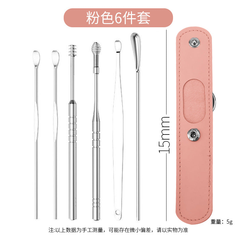 HB1002 6-Piece set of ear picks - Premium Personal Care from EDLE - Just $9.00! Shop now at EDLE SHOPPING
