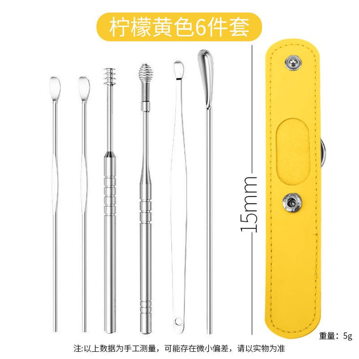 HB1002 6 - Piece set of ear picks - EDLE SDN. BHD.