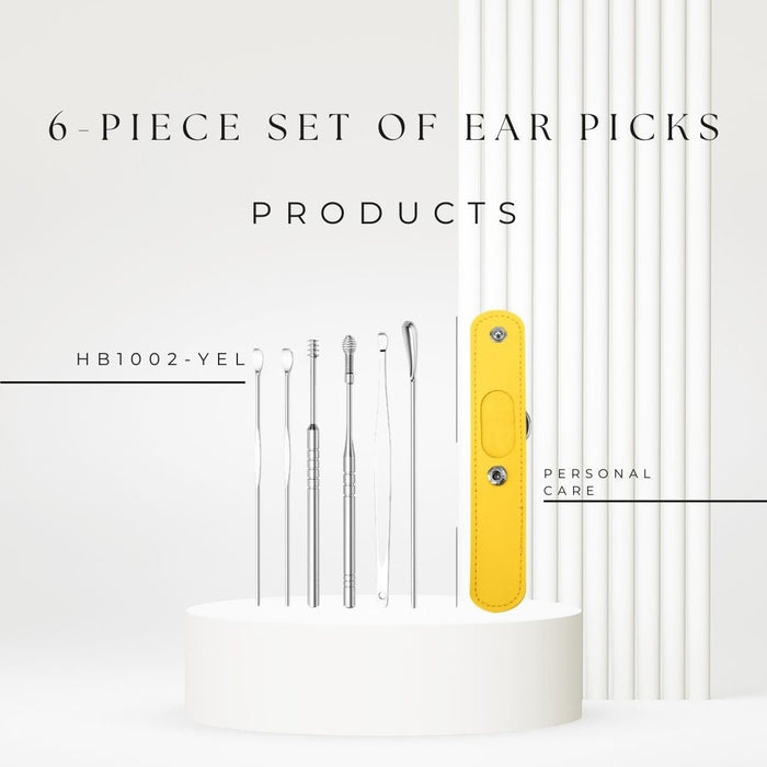 HB1002 6 - Piece set of ear picks - EDLE SDN. BHD.