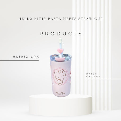 HL1012 HELLO KITTY Pasta Meets Straw Cup - EDLE SDN. BHD.