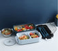 HL2028 Stainless steel double - layer insulated lunch box - EDLE SDN. BHD.