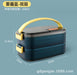 HL2038 Lunch box with layered compartments (Double layer) - EDLE SDN. BHD.