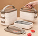 HL2038 Lunch box with layered compartments (Double layer) - EDLE SDN. BHD.