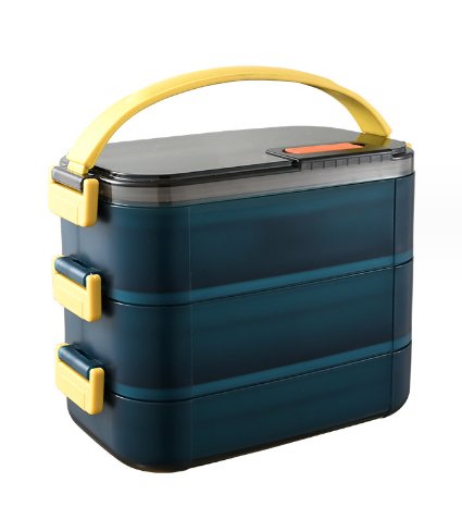 HL2039 Lunch box with layered compartments (3 layer) - EDLE SDN. BHD.