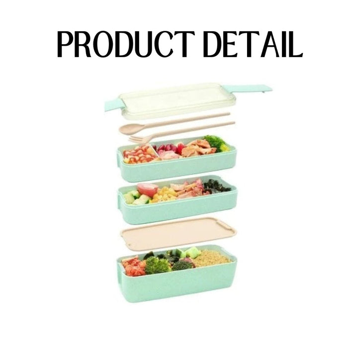 HL2077 3 layer lunch box - EDLE SDN. BHD.