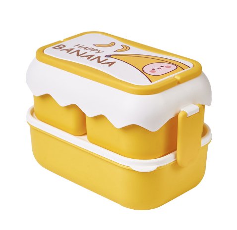 HL2079 Double layer portable lunch box - EDLE SDN. BHD.