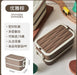 HL2081 Square wood grain lunch box (2L) - EDLE SDN. BHD.