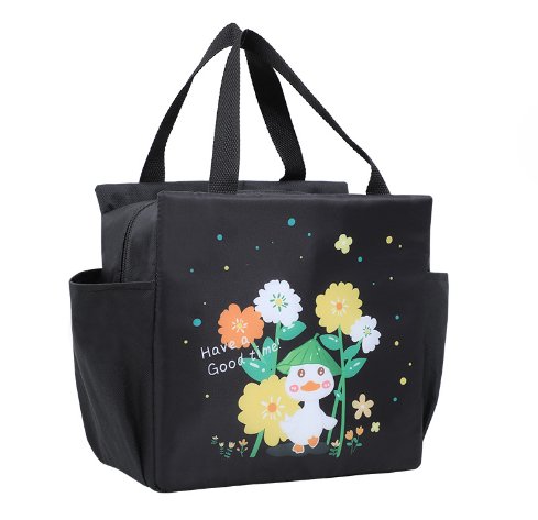 HL2088 Cartoon Insulated Lunch Box Bag(Black Duck) - EDLE SDN. BHD.