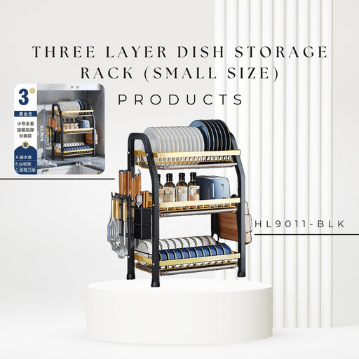 HL9011 Three layer Dish storage rack (small size) - EDLE SDN. BHD.