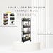 HL9015 Four layer Bathroom storage rack - EDLE SDN. BHD.